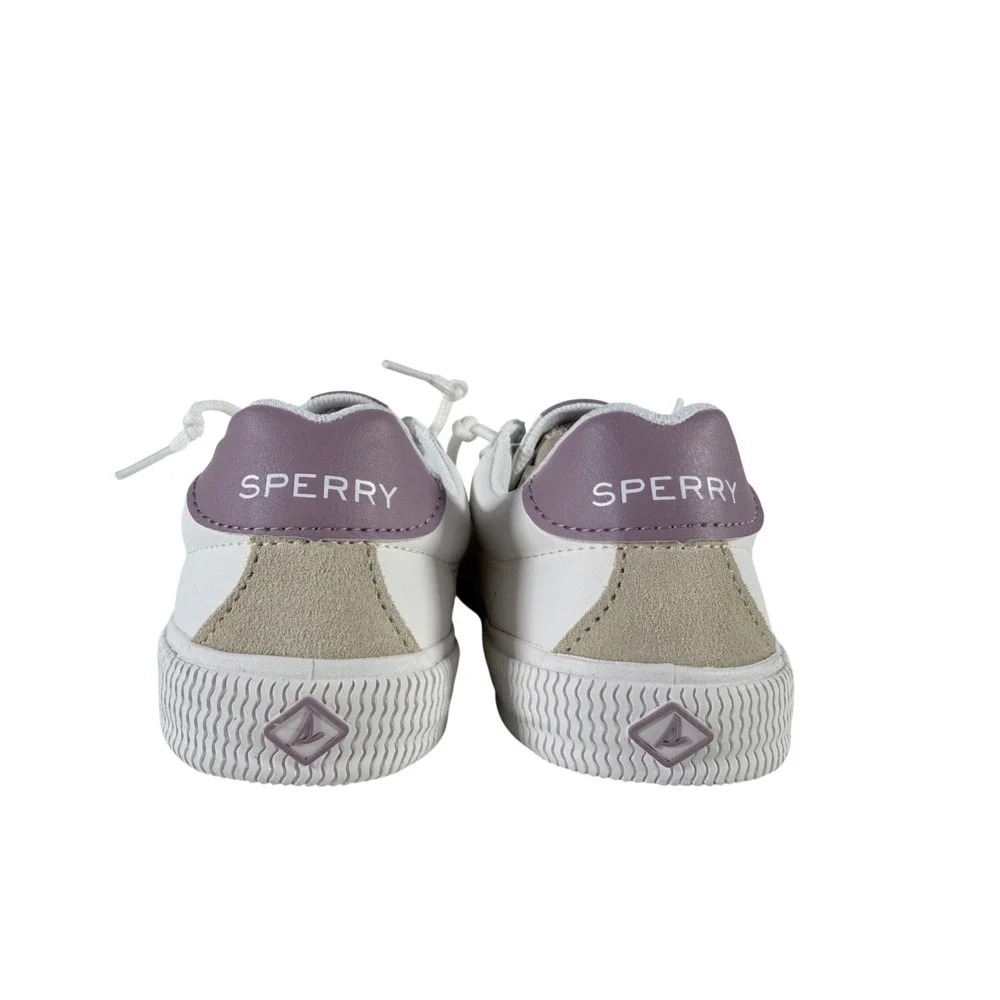 Sperry Pier Wave Refresh White Beige & Purple ‎ Womens Shoe Size 9